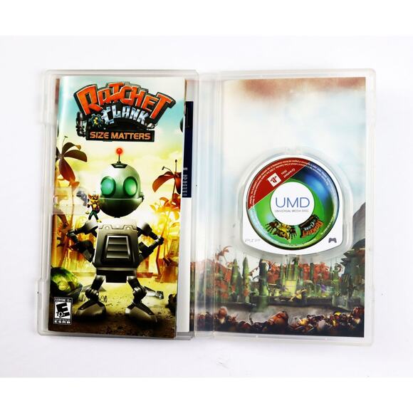 Ratchet & Clank: Size Matters (Sony PSP, 2007) Complete in Box Greatest Hits UMD - Picture 2 of 4